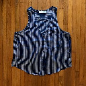 Forever 21 Striped Open-back Tank Top